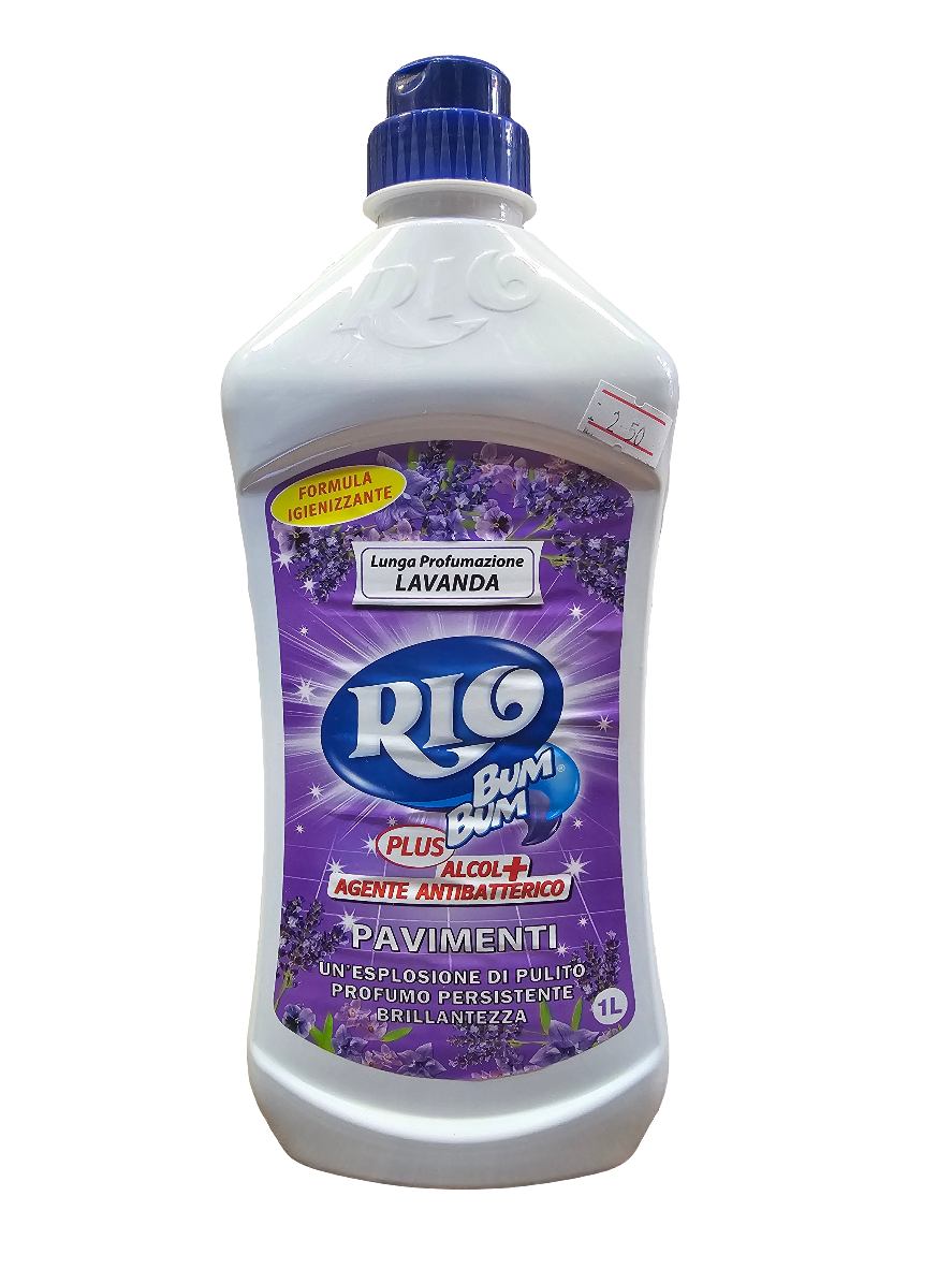 Rio Bum Bum Plus Pavimenti Floor Cleaner in the Lavender scent 1000ml