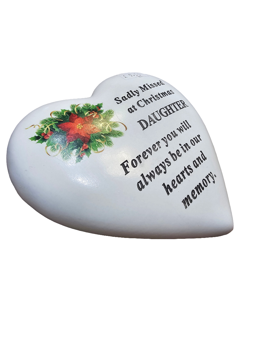 Missed at Christmas Daughter Memorial Stone