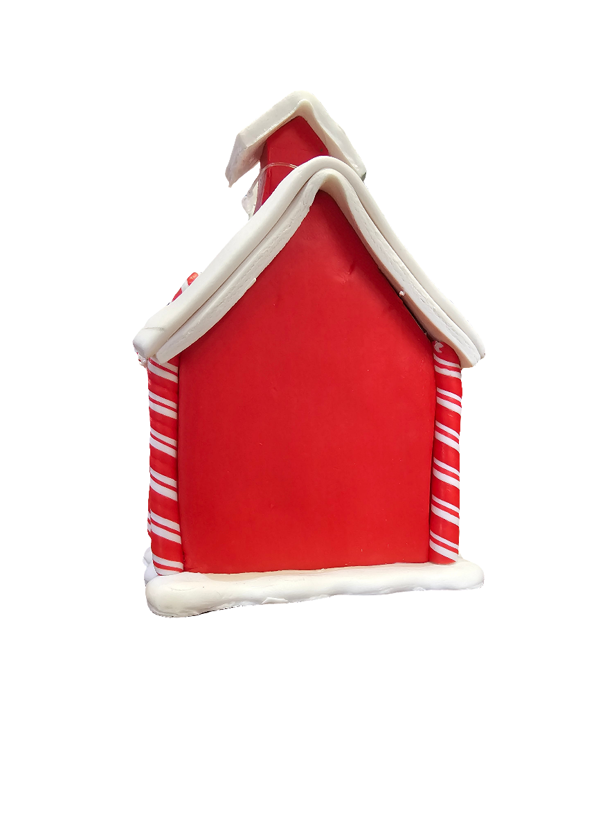 Christmas Cookie LED Candy House with snowman Ornament