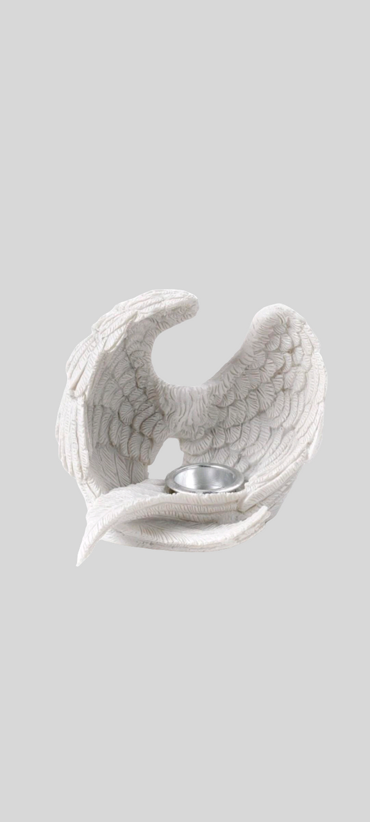 Angel wings incense cone burner