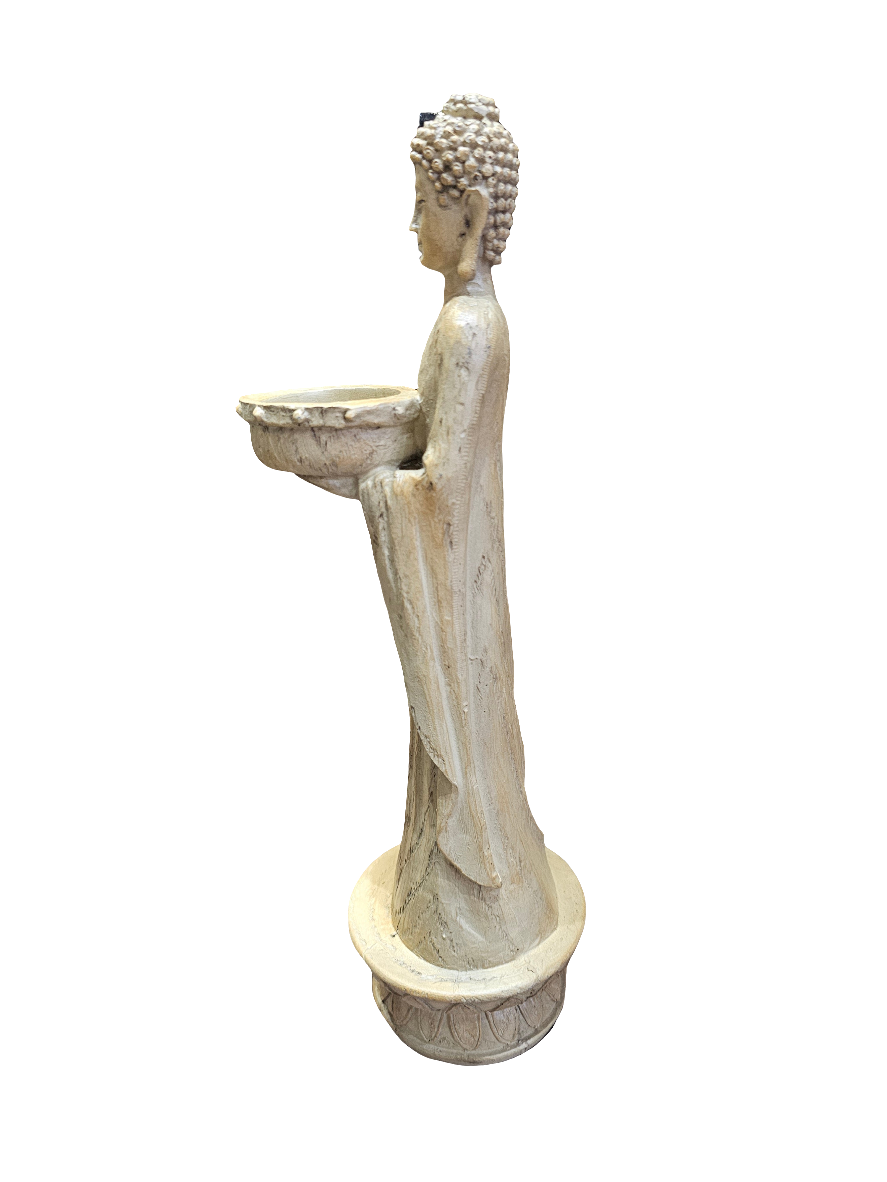 30cm Buddha statue with integrated candle or tealight holder