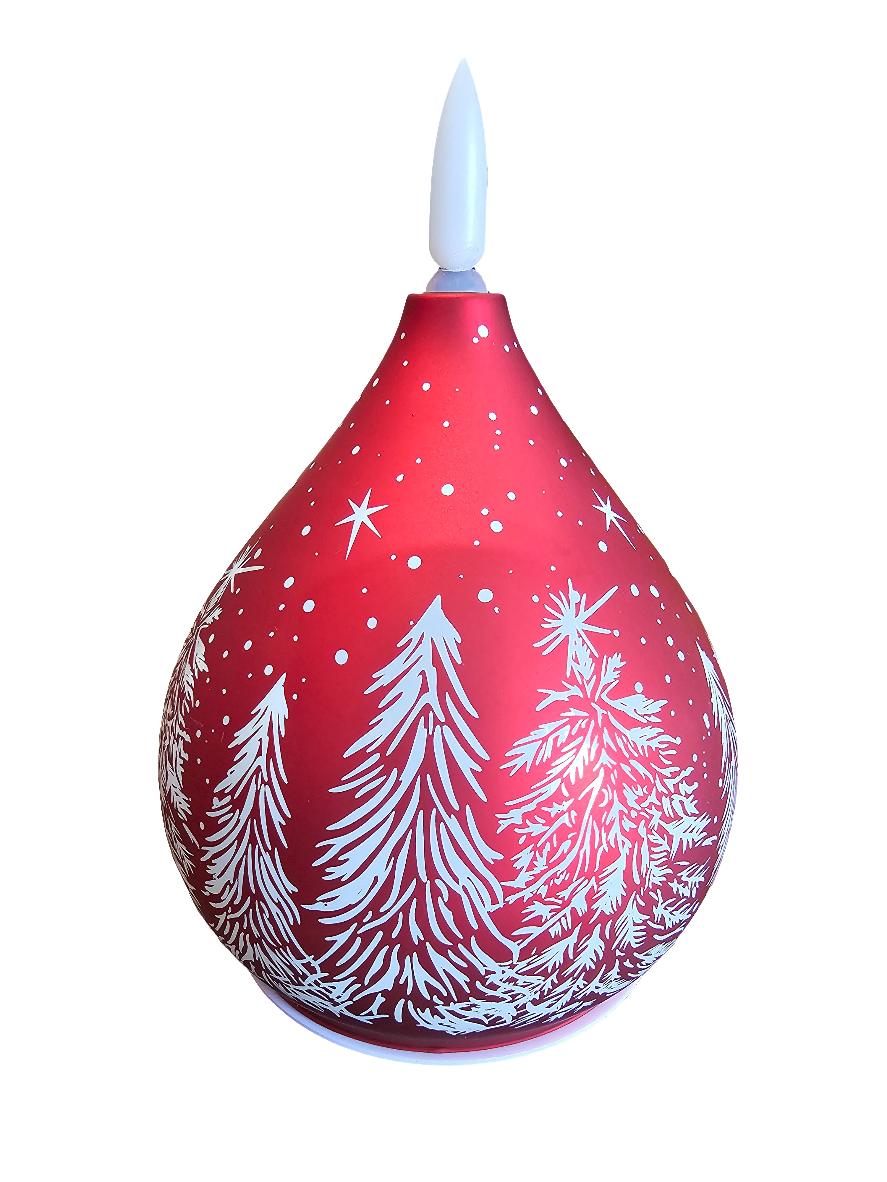 Bright Christmas LED Teardrop Candle