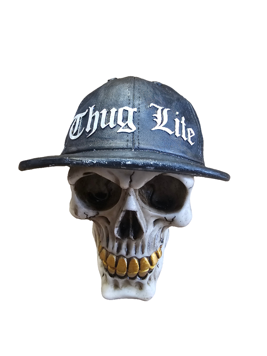 Thug Life 15.5cm Skull Statue