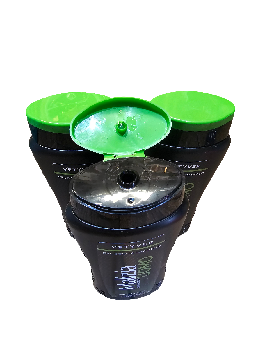 Malizia Uomo Vetyver Shower Shampoo Gel 250ml