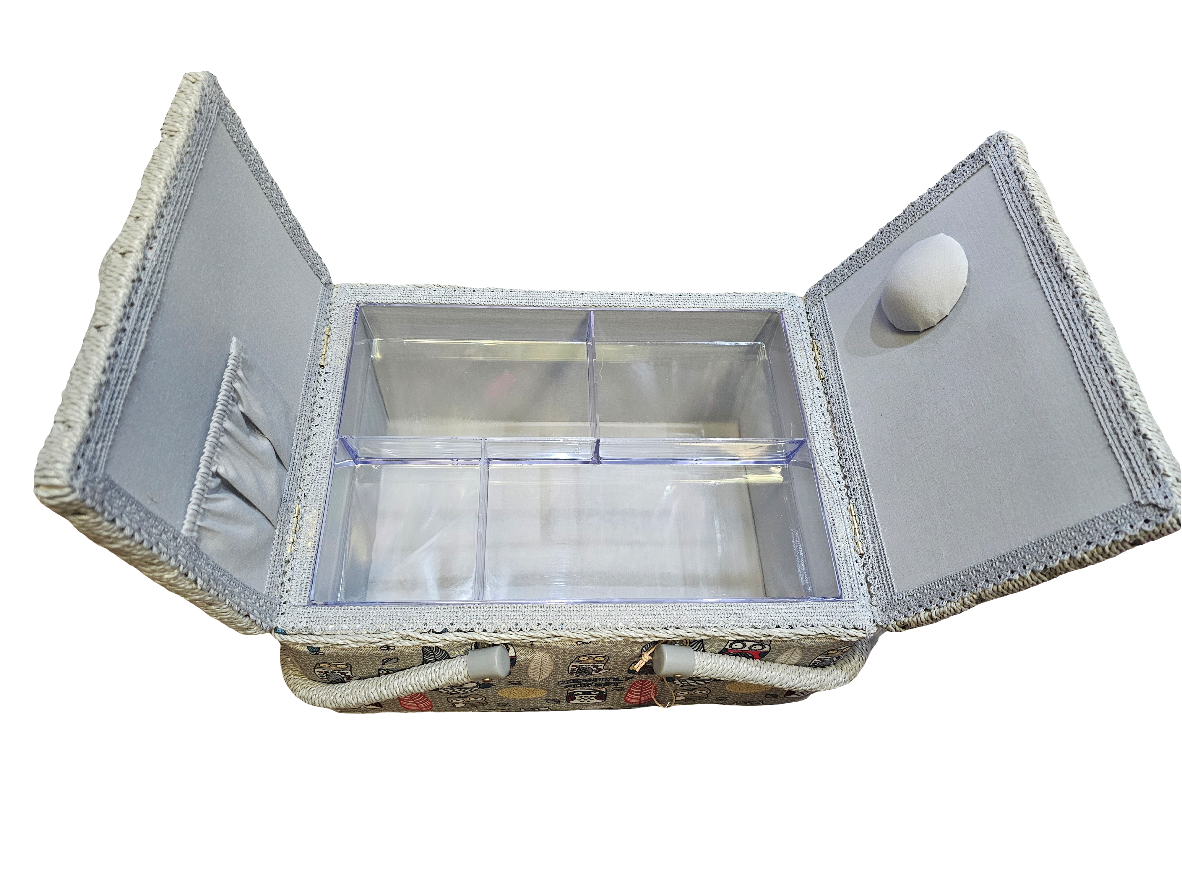 Medium Sewing Basket 100% Cotton