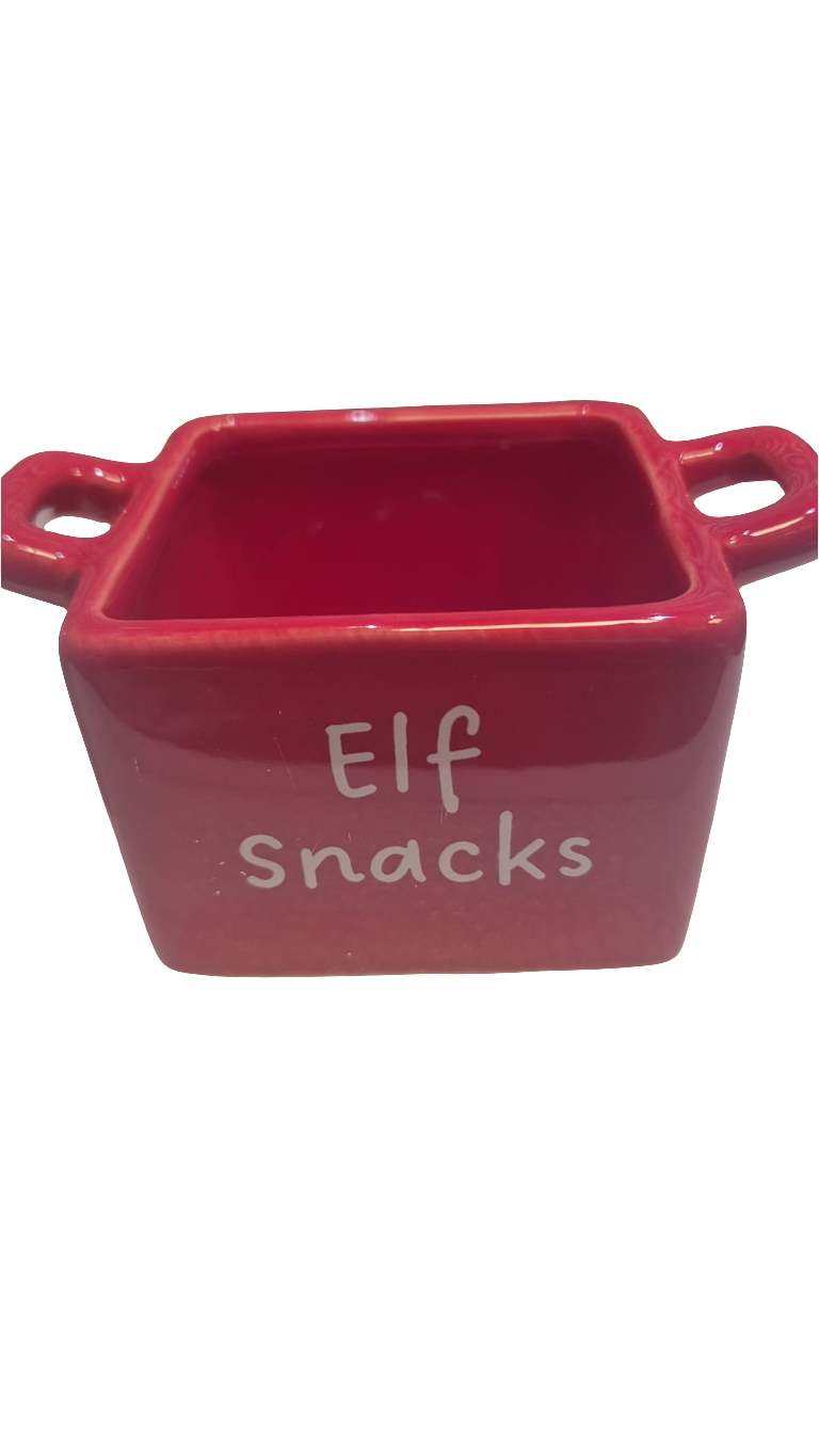 Festive Ceramic Snack Bowls
