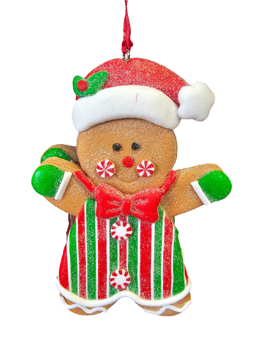 Christmas Cookie Gingerbread People Medium Hanging Ornaments