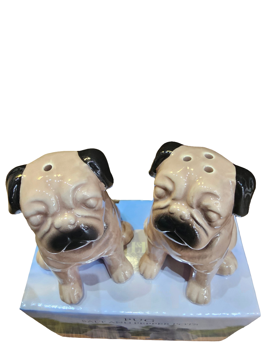 Pug design Salt & Pepper Pots