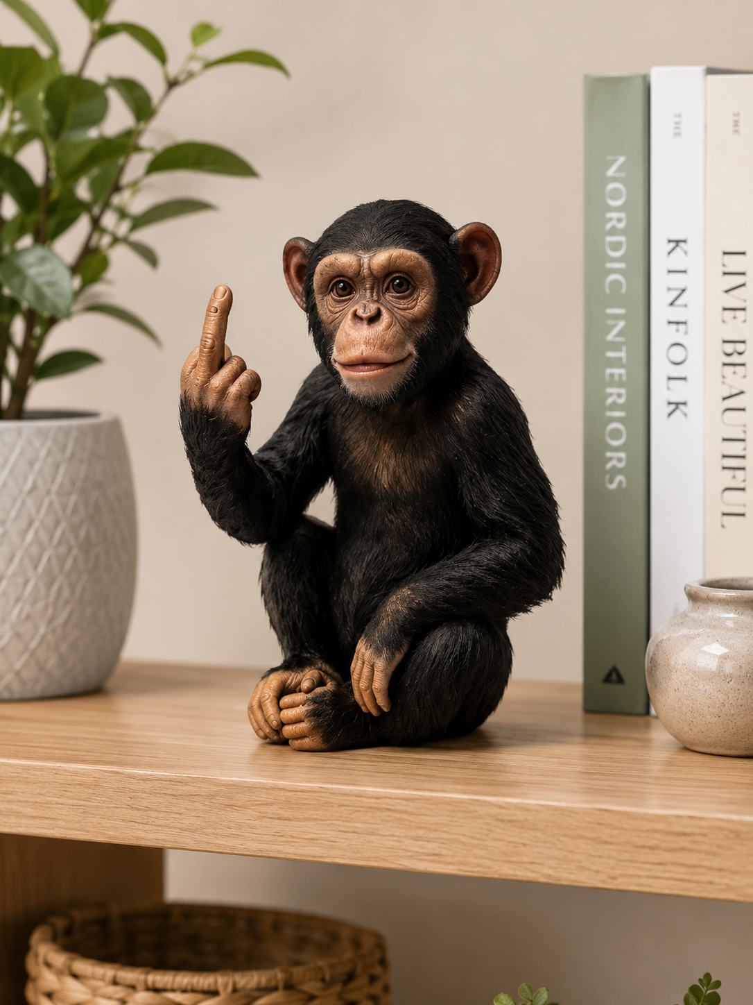 "Up Yours" Cheeky Monkey