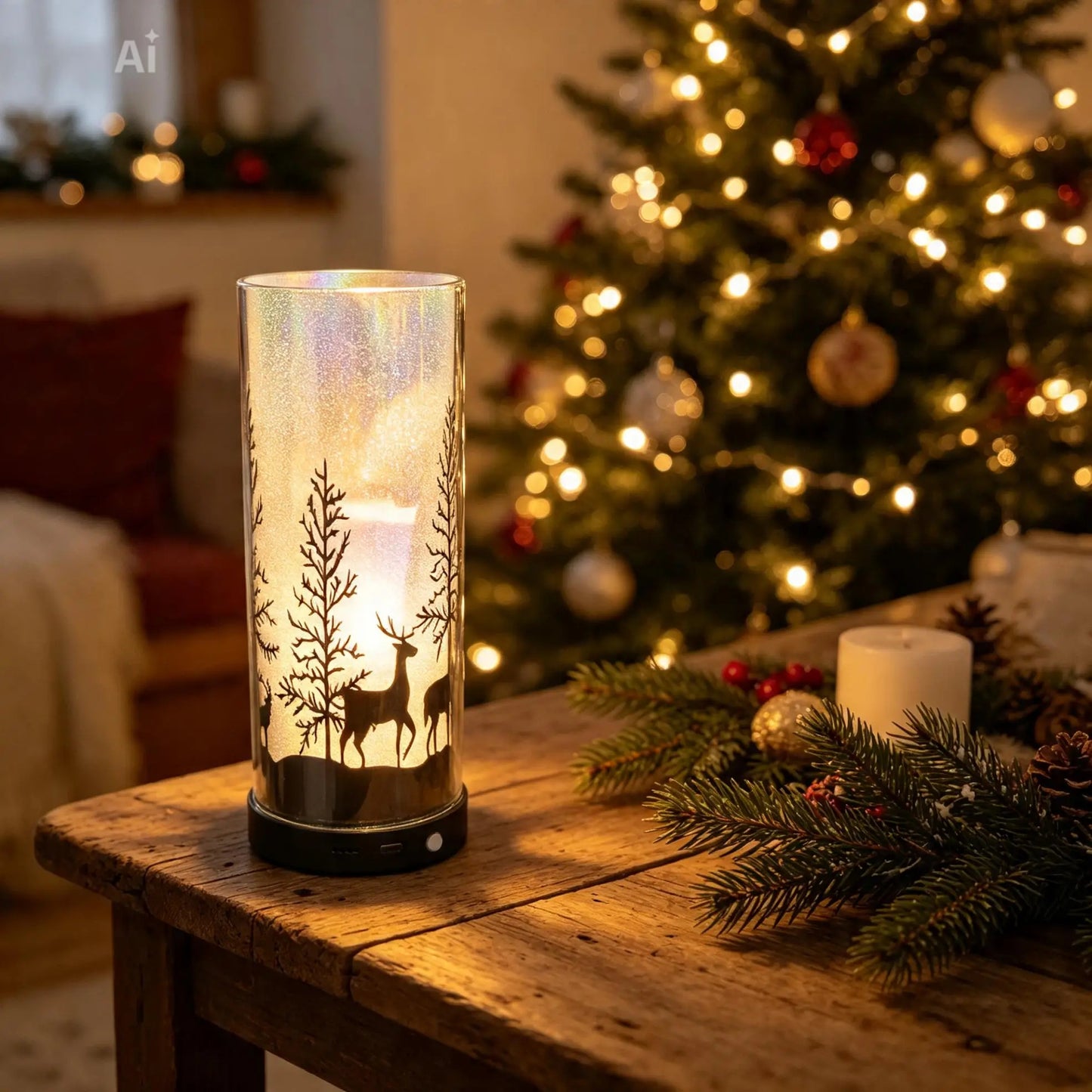 Luxa Deer park usb / battery table lamp
