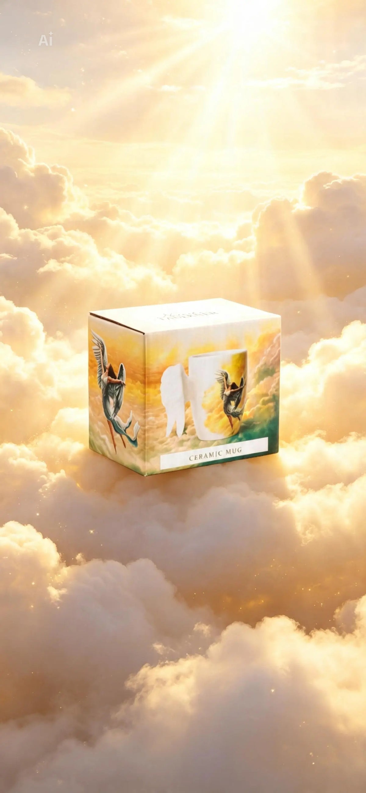 Angel wings cup.