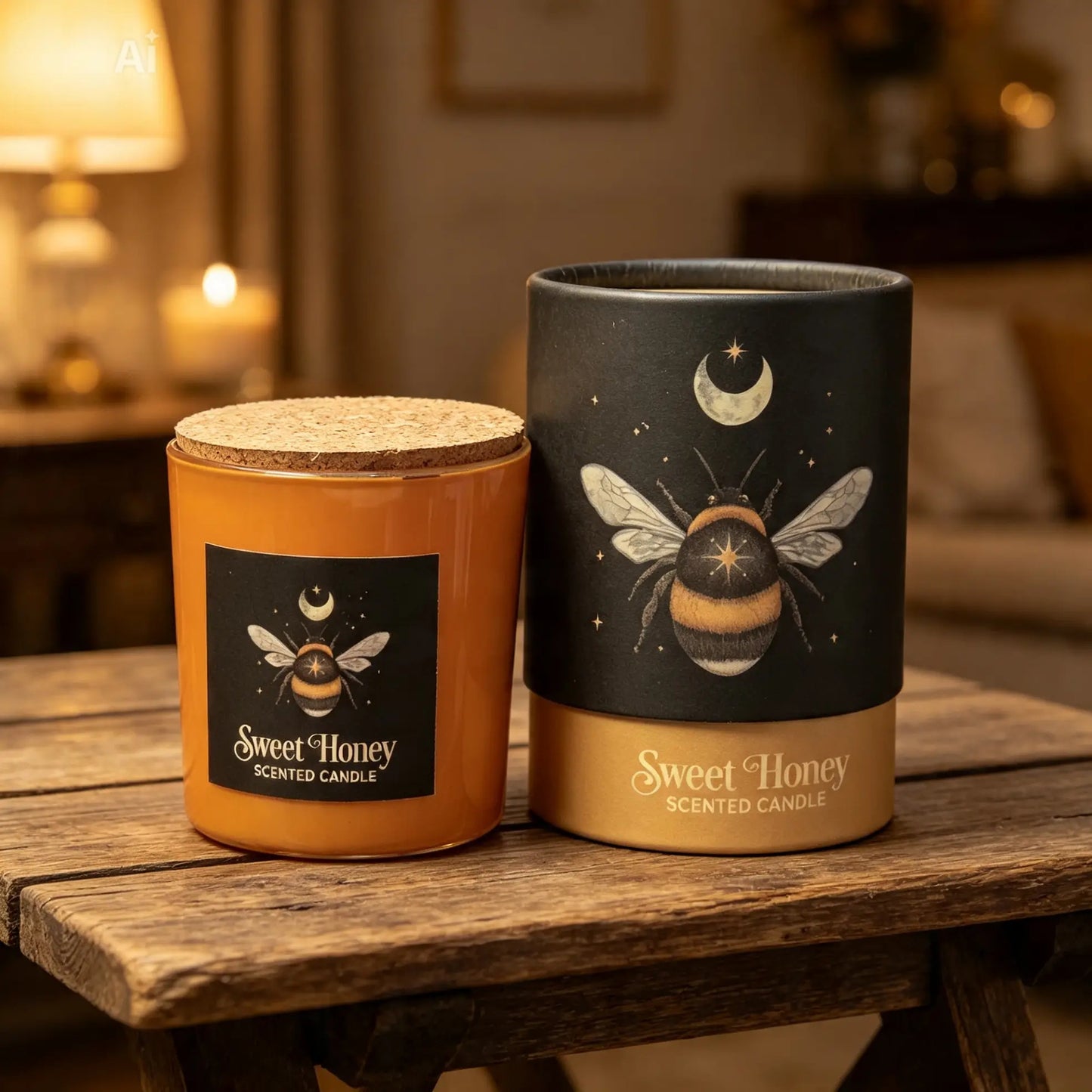 Sweet honey candle
