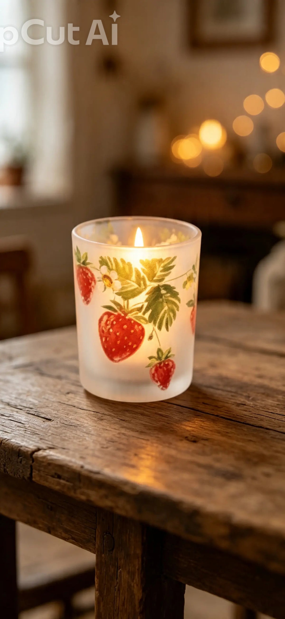 Strawberry Candle Holder - Tealight Holder