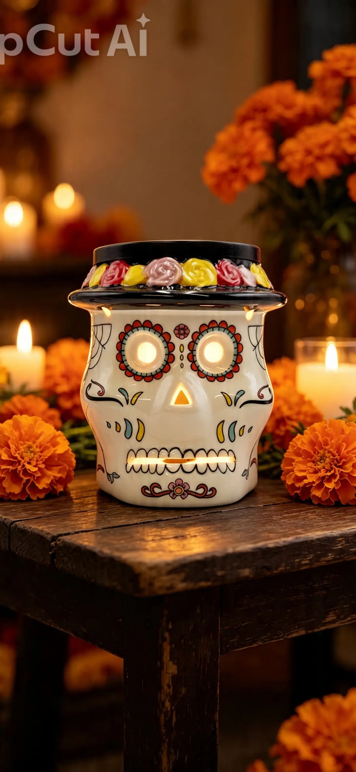 Cello Sugar Skull Electric Melt Burner.