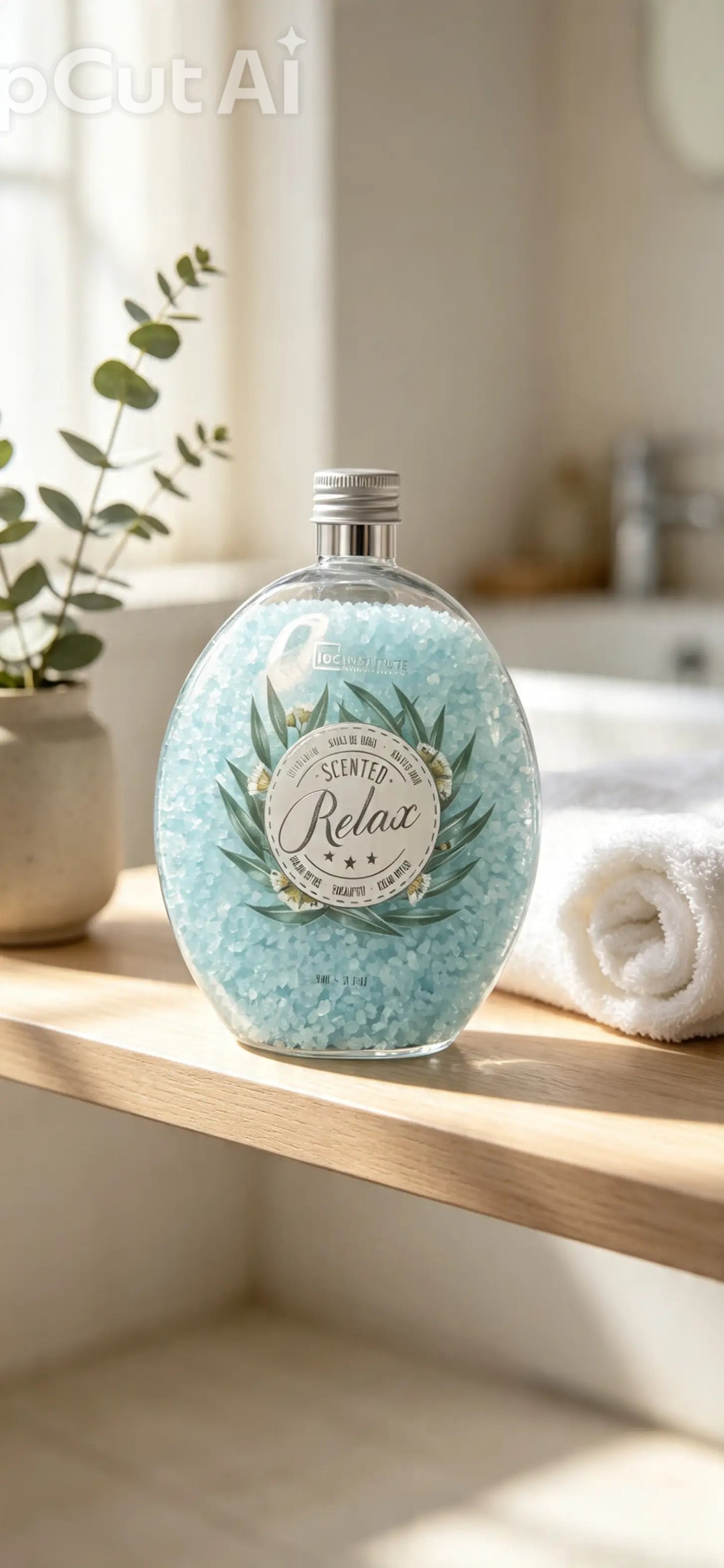 Treasures of the sea IDC institute Relax Eucalyptus bath salts 900g