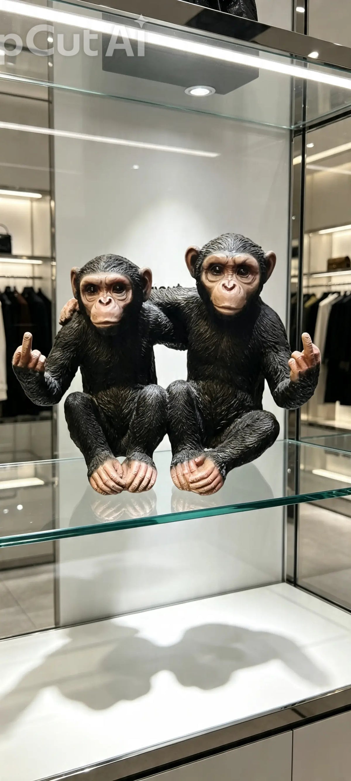 Twin Cheeky Monkeys