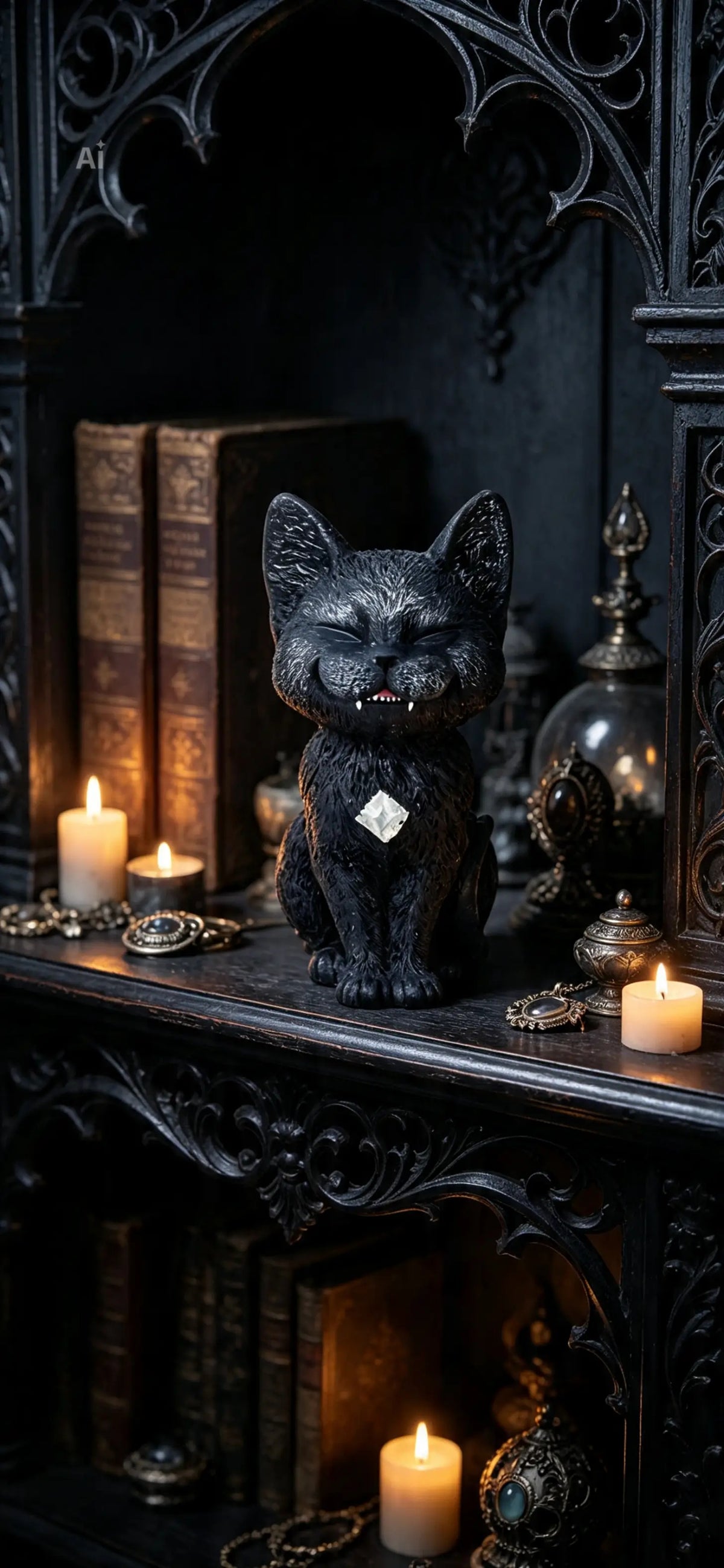 Count Kitty Cat Figurine