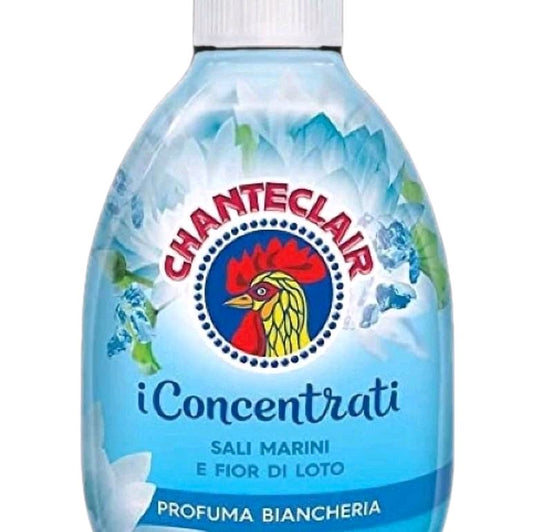 Chanteclair Concentrati Perfumes for Laundry Sali Marini & Fior di Loto 220ml - Concentrated Marine Salt & Lotus Flower Fragrance for Laundry