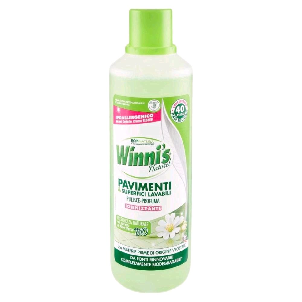 Winni's Washable Surfaces Floor Cleaner 1L - Effective Cleaning Solution for Your Surfaces Household Aloe Vera Detergent