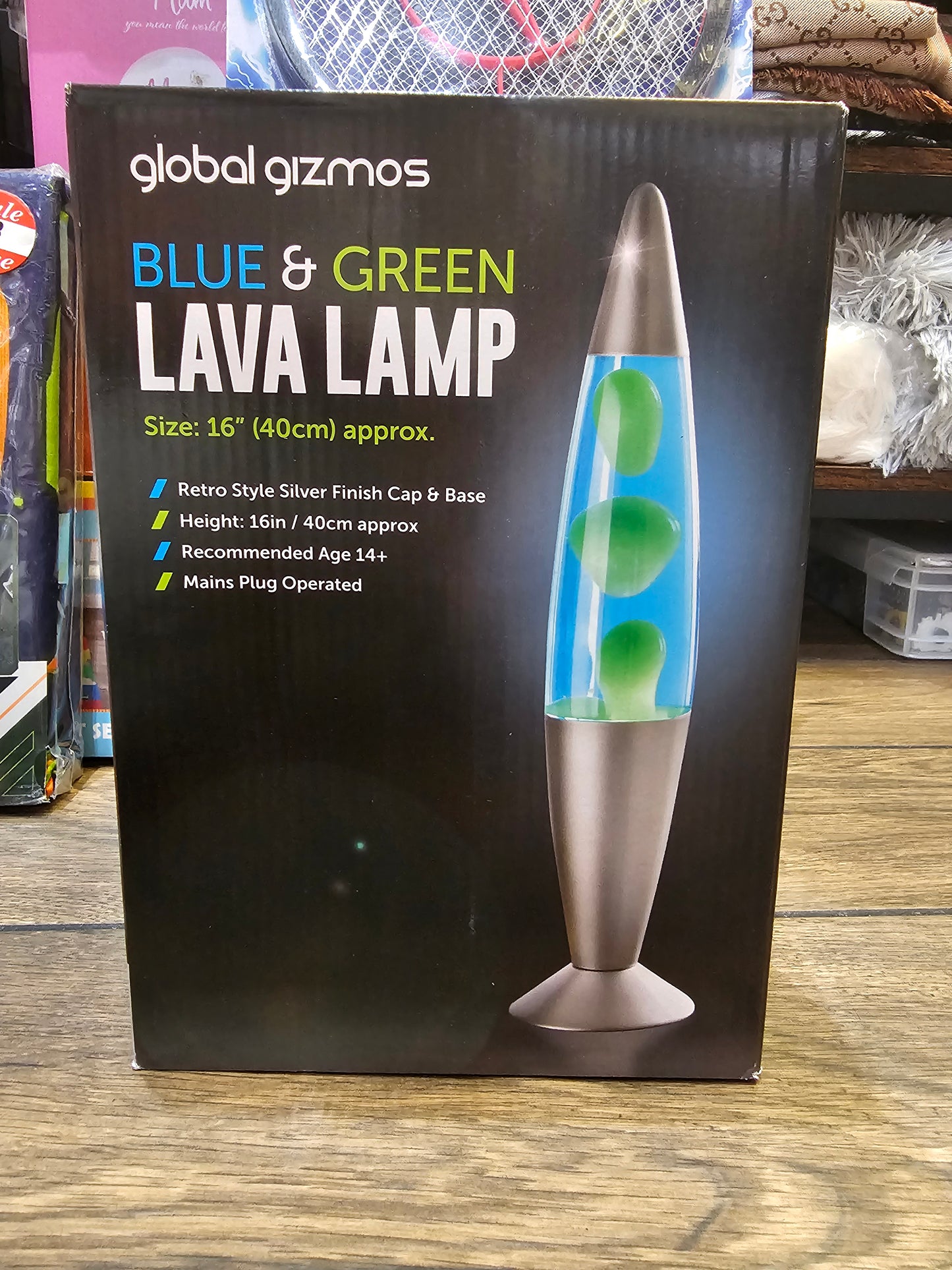 Blue & Green Lava Lamp 40cm