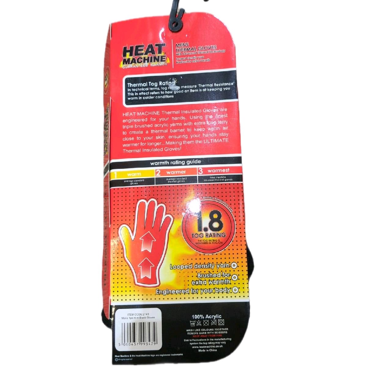 Men's Heat Machine Thermal Gloves - Winter Protection