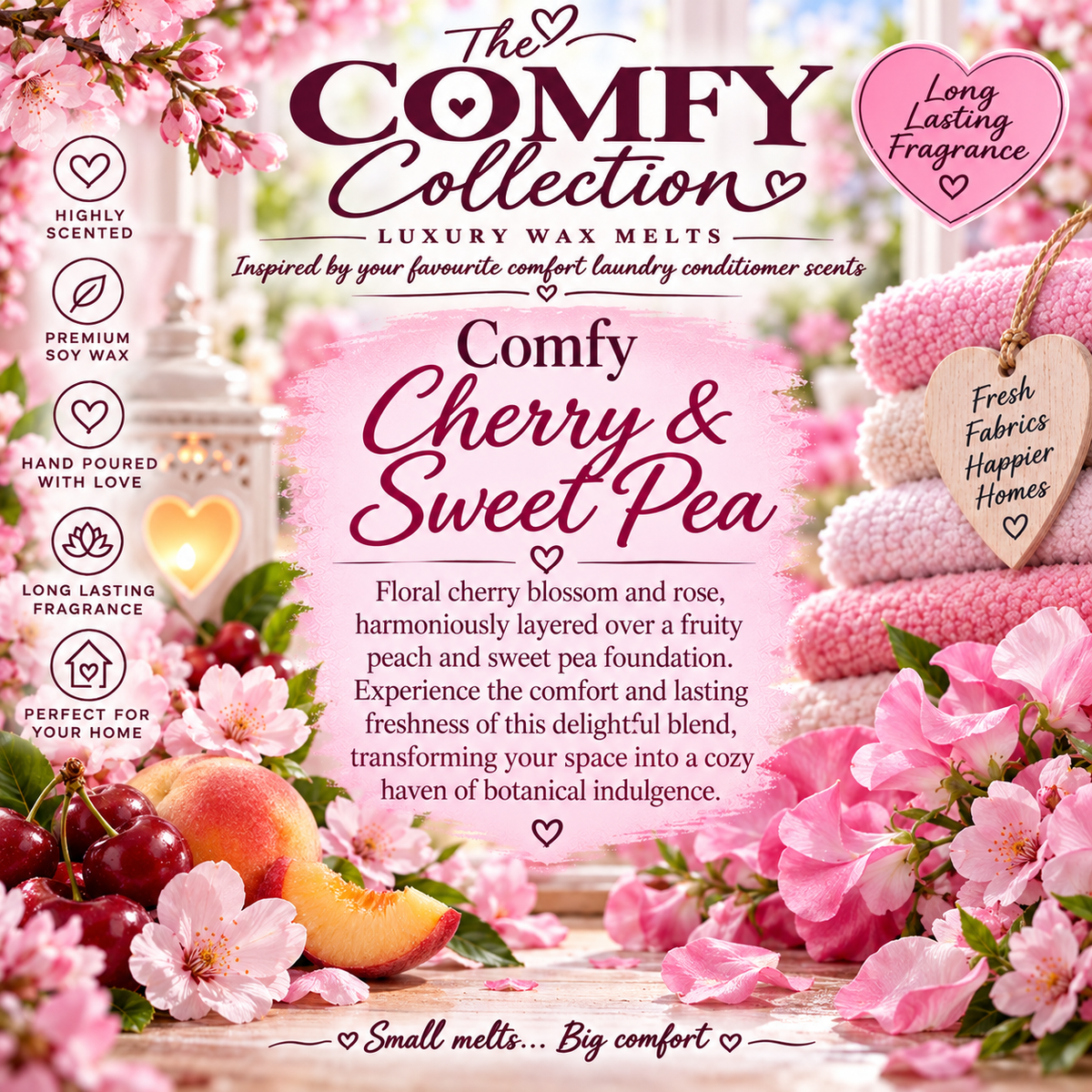 The Comfy Collection wax melts