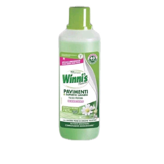 Winni's Washable Surfaces Floor Cleaner 1L - Effective Cleaning Solution for Your Surfaces Household Aloe Vera Detergent
