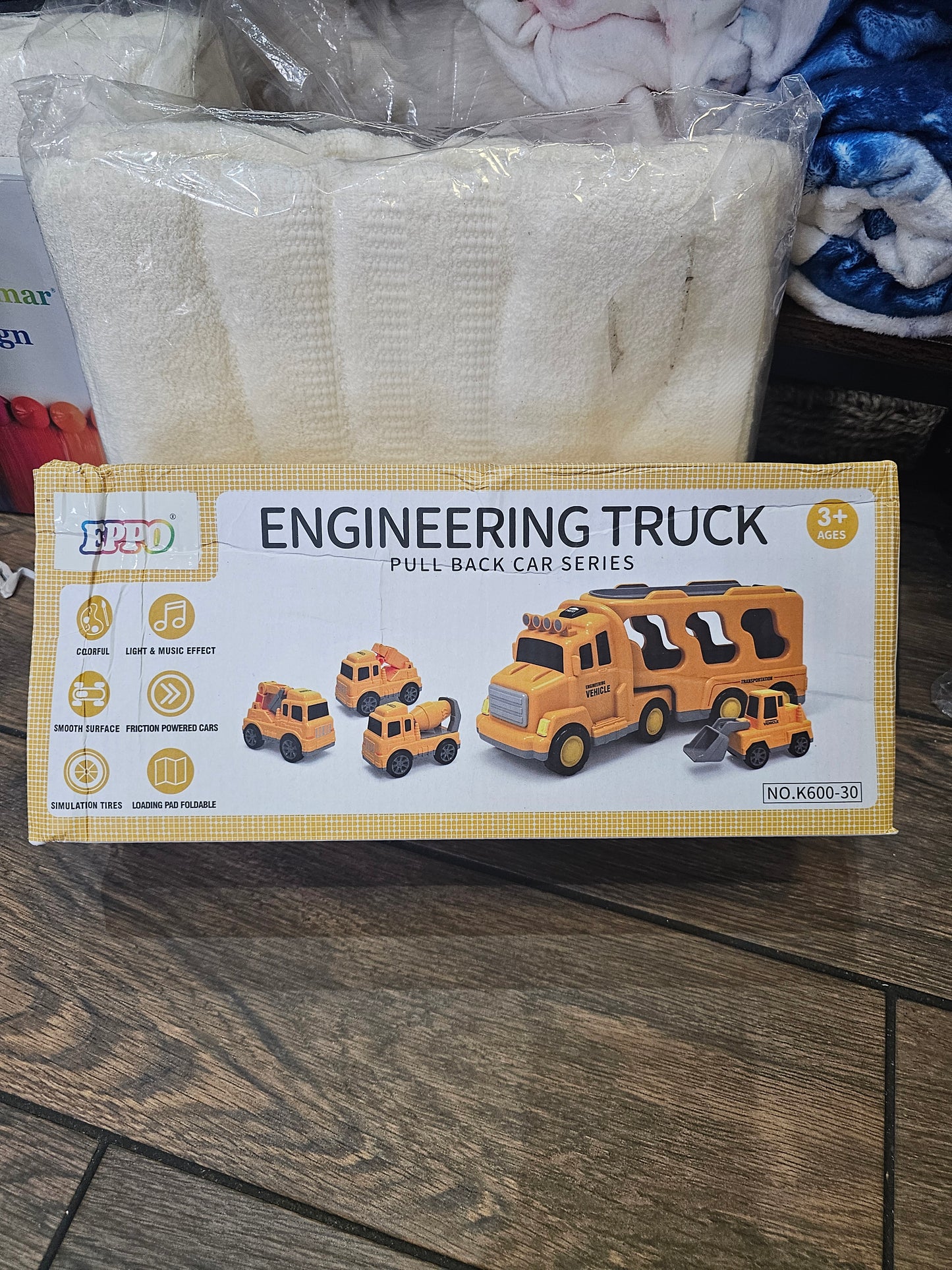 Engineering Truck Pull Back Car Series