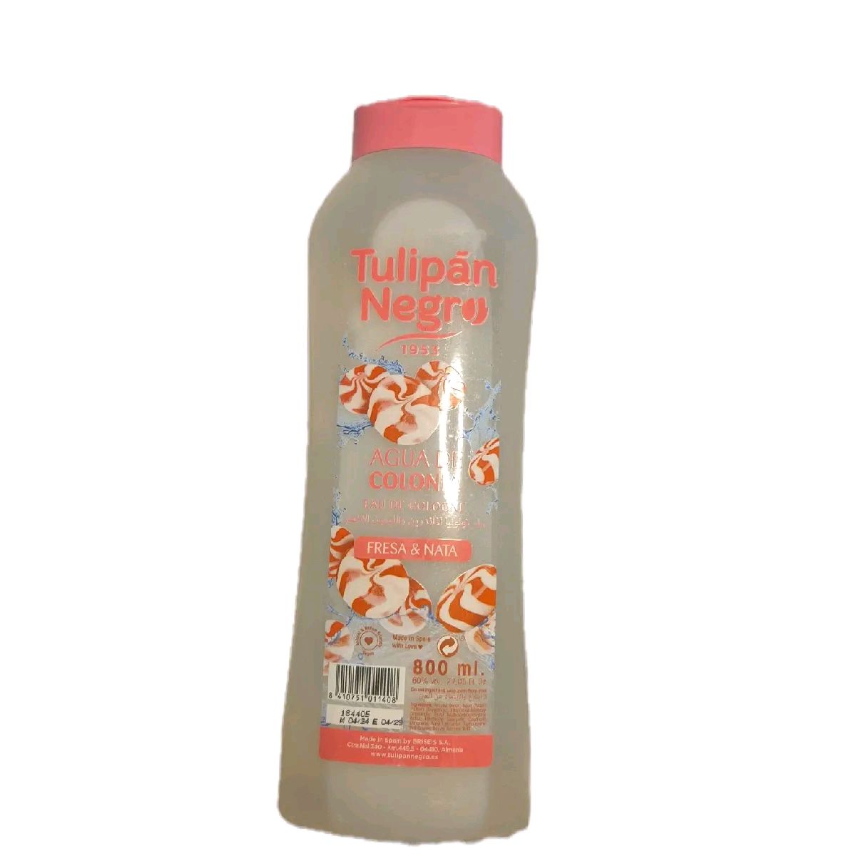 Tulipan negro aqua de colonia body cologne fresca nata 800ml