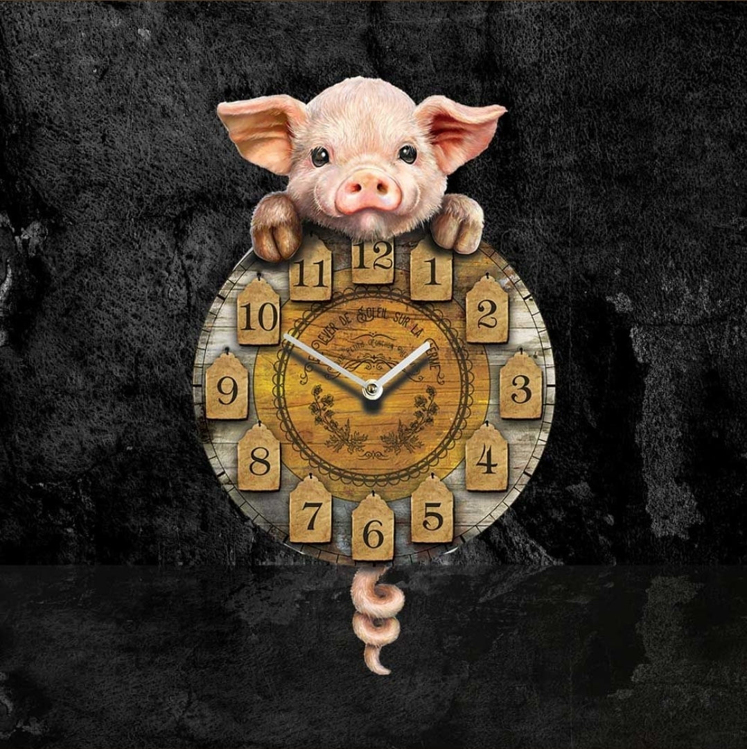 Pig Pendulum Clock