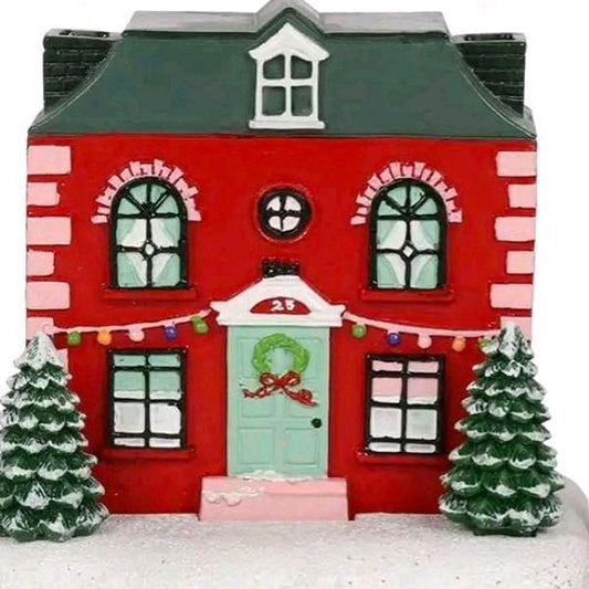 Christmas House Incense Cone Burner - Christmas Ornaments Decoration