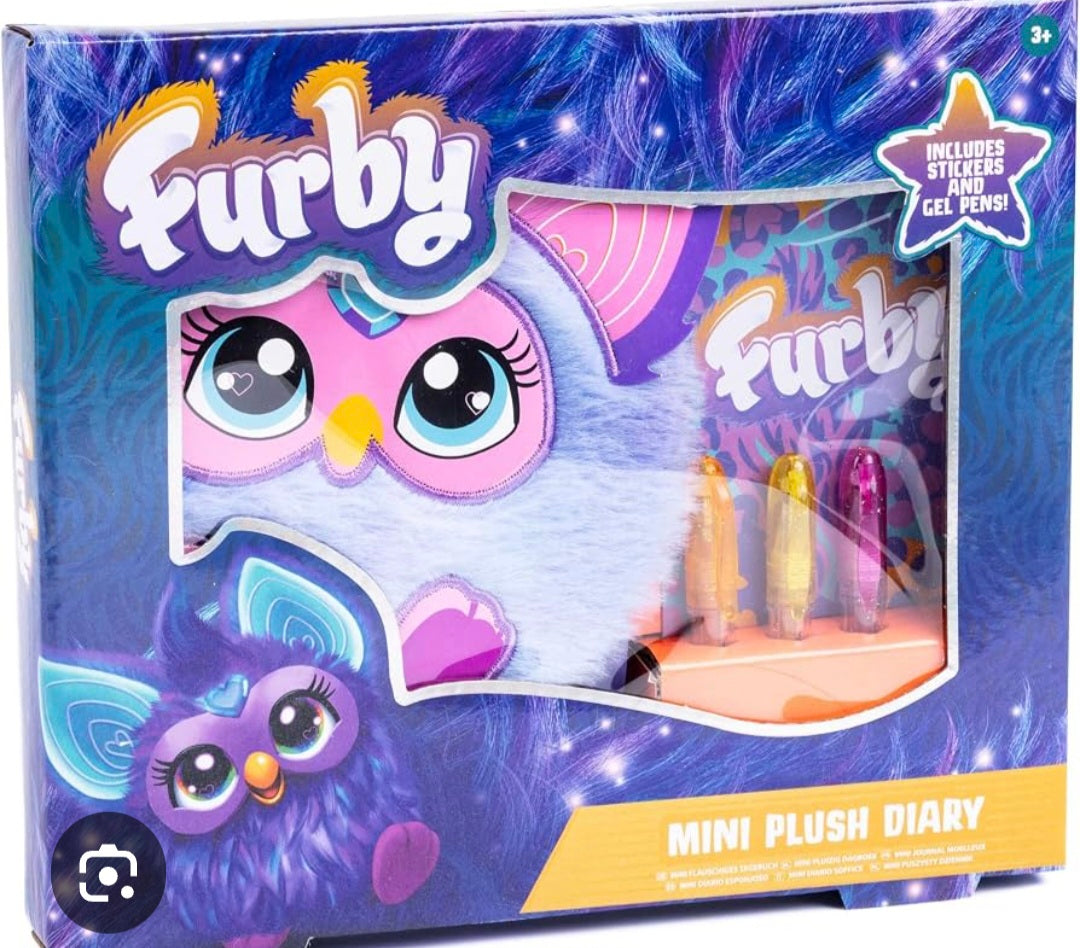 Furby mini plush diary