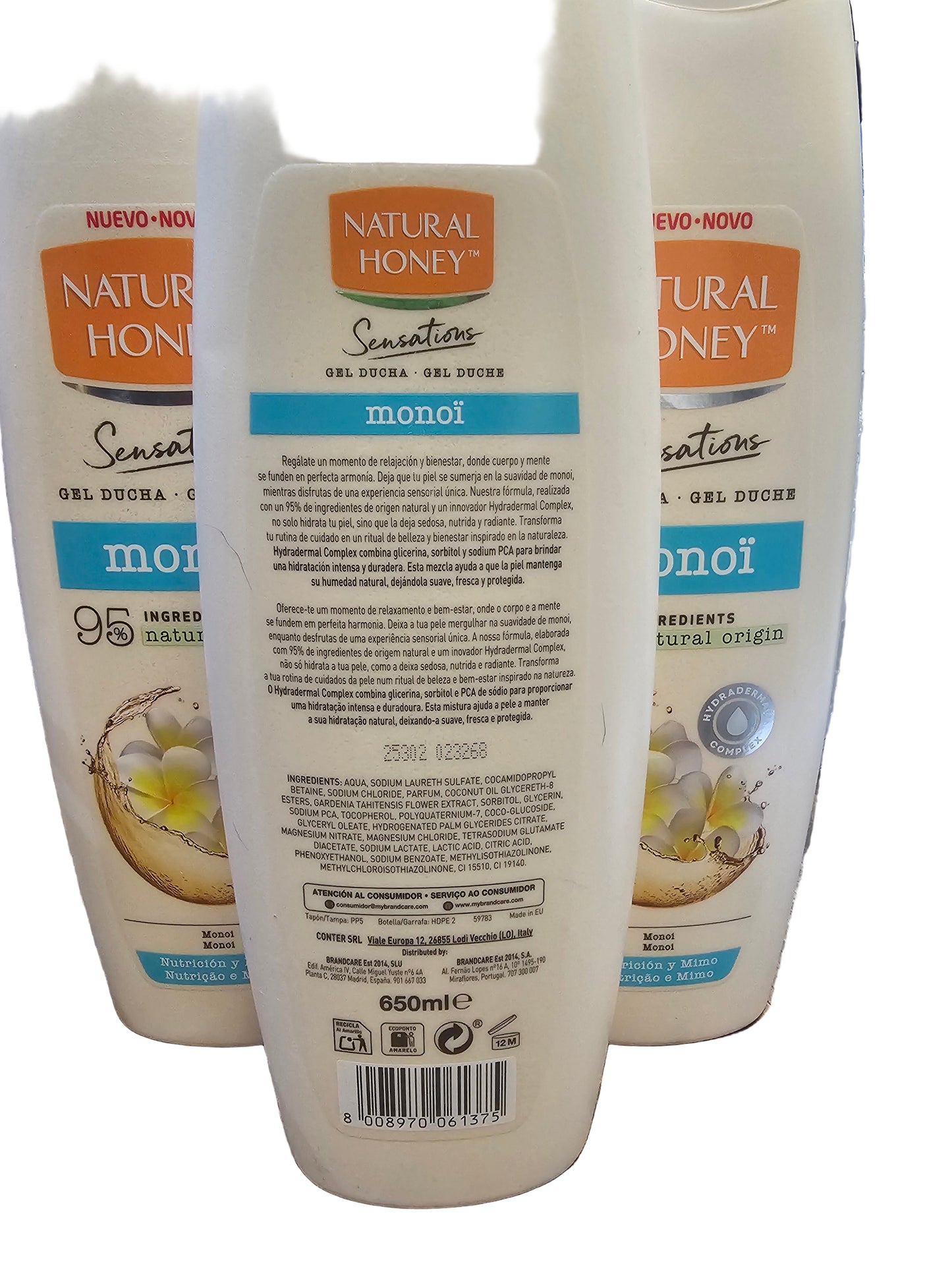 Natural Honey Sensations Gel de Ducha Monoï