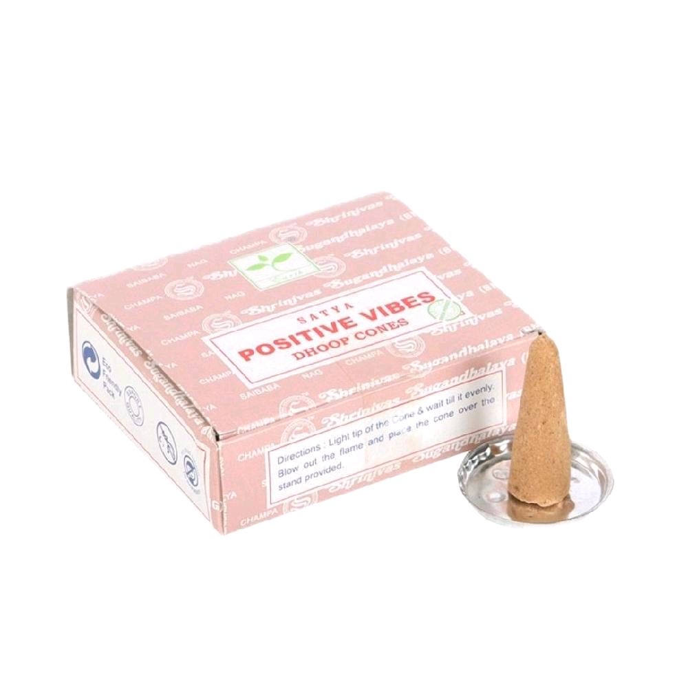 Positive Vibes Dhoop Incense Cones Fragrance Aroma