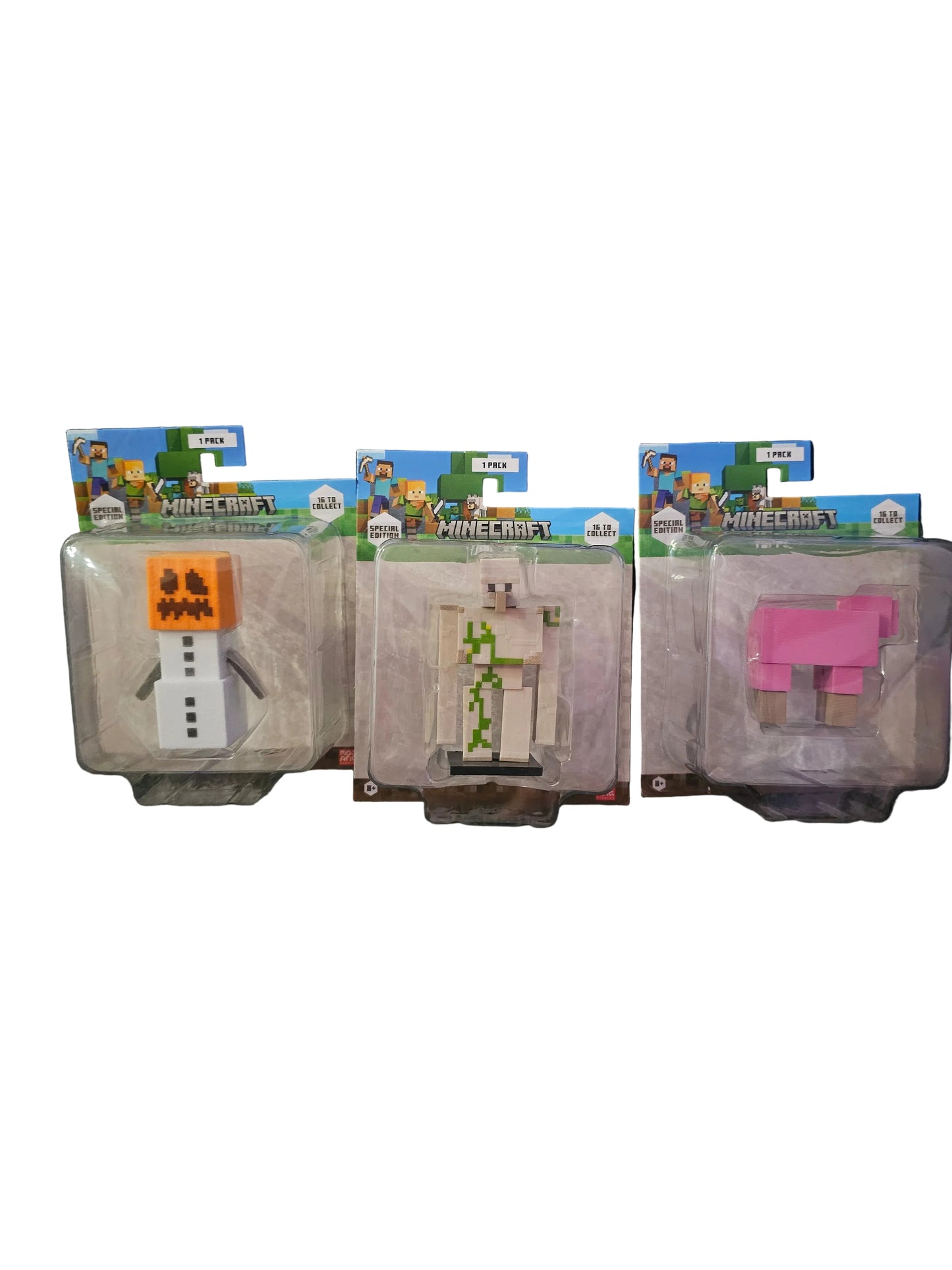 Minecraft 3D Toppeez Pencil Topper figures