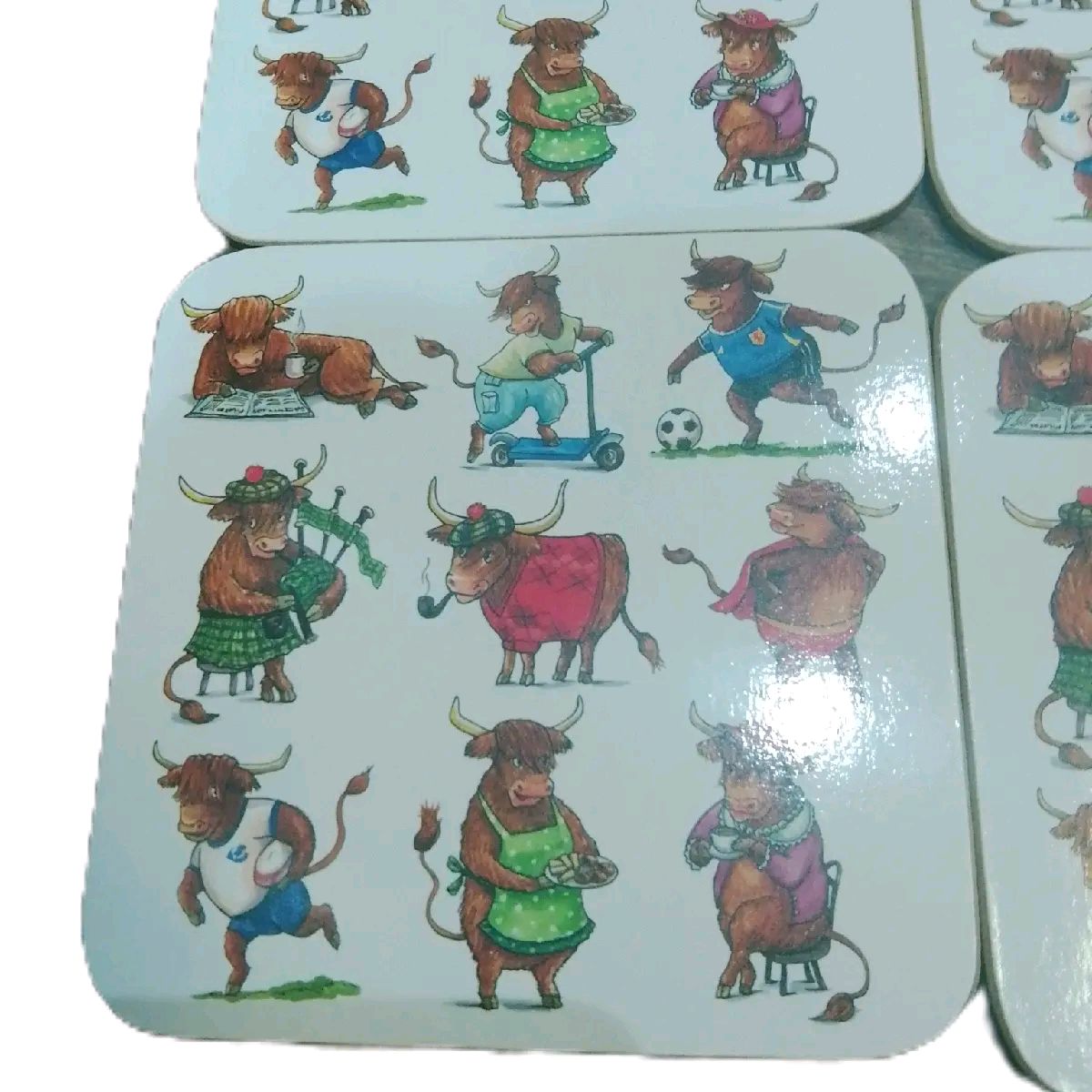 Animals Behaving Madly Coaster Set of 4