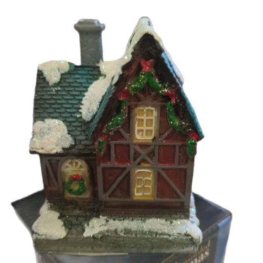 LED Colour Changing Christmas House with Multicoloured Lights