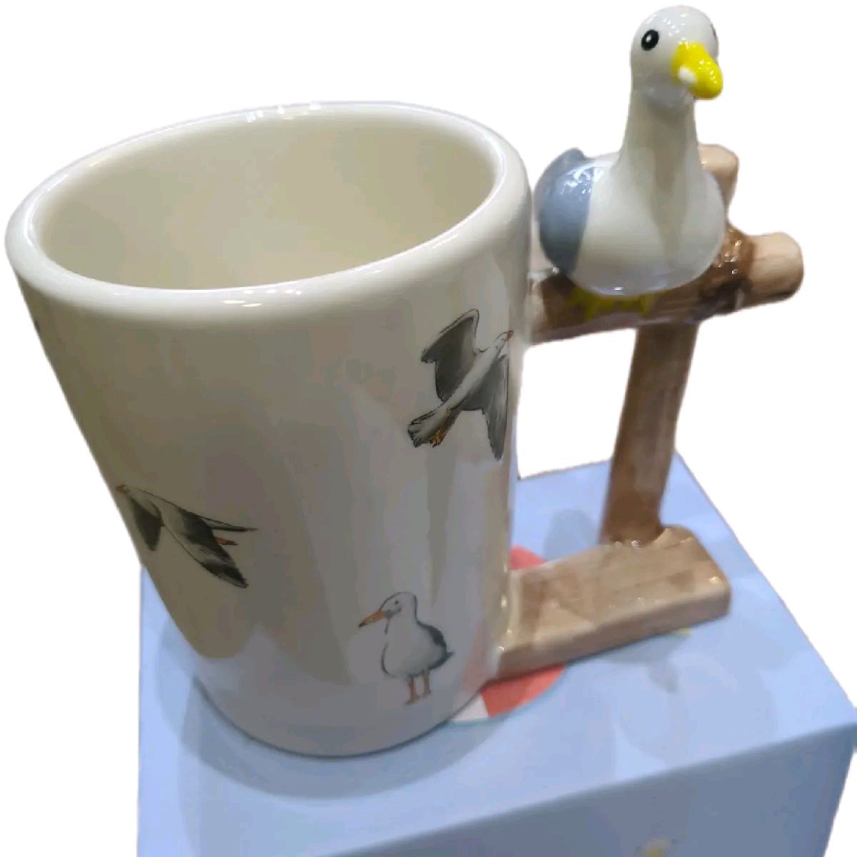 Seagull Buoy Mug With Shaped Handle 16cm