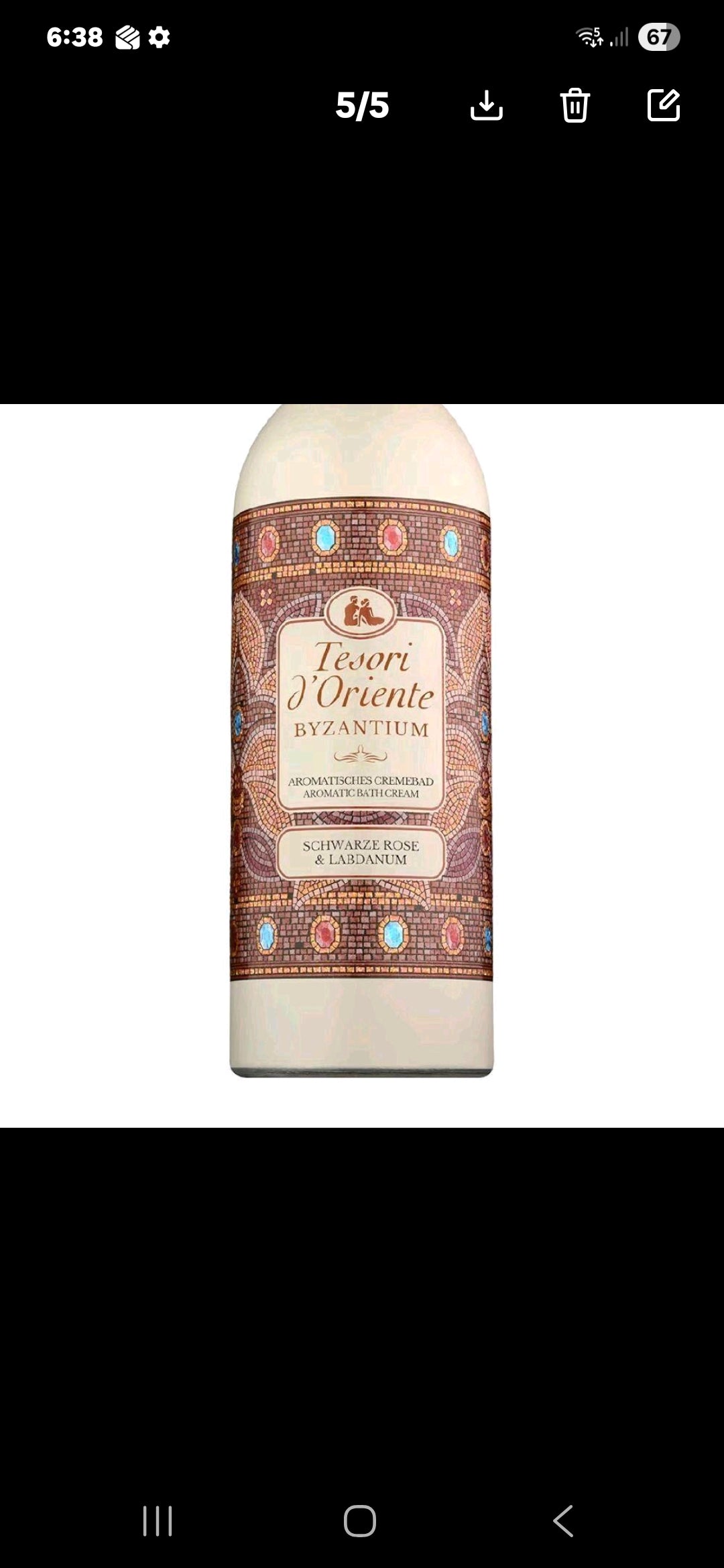 Tesori d'Oriente Bath Cream 500ml - Body Care - Comfort Scented Aroma