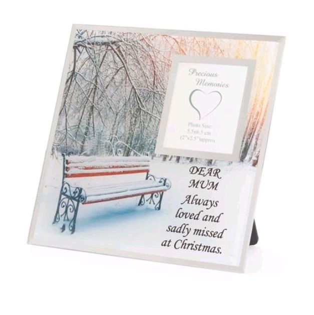 Festive bench memorial Frame