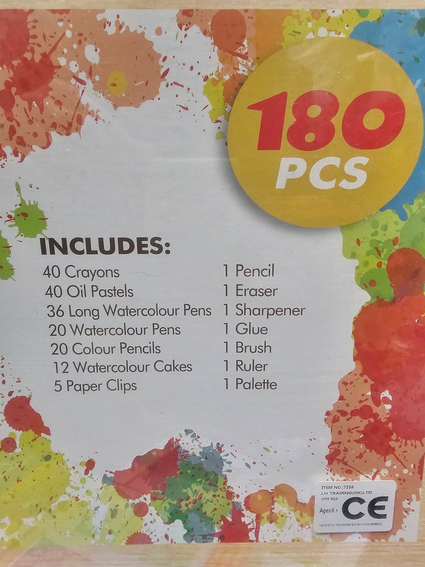 Deluxe Wooden 180pcs Art Case