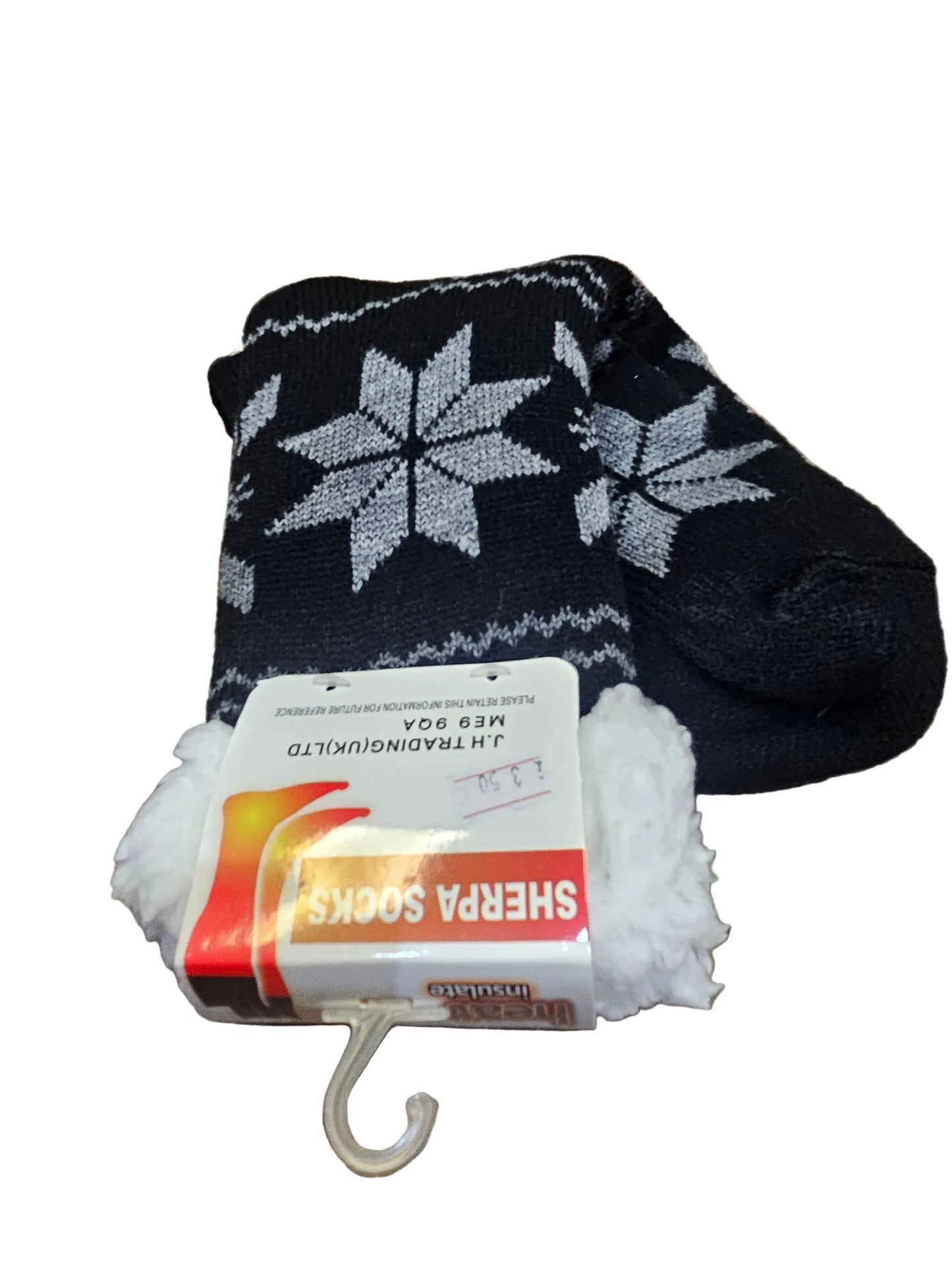 Norwich Patterened Sherpa Socks