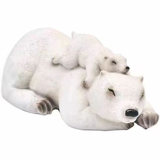 Polar bear polyresin ornaments