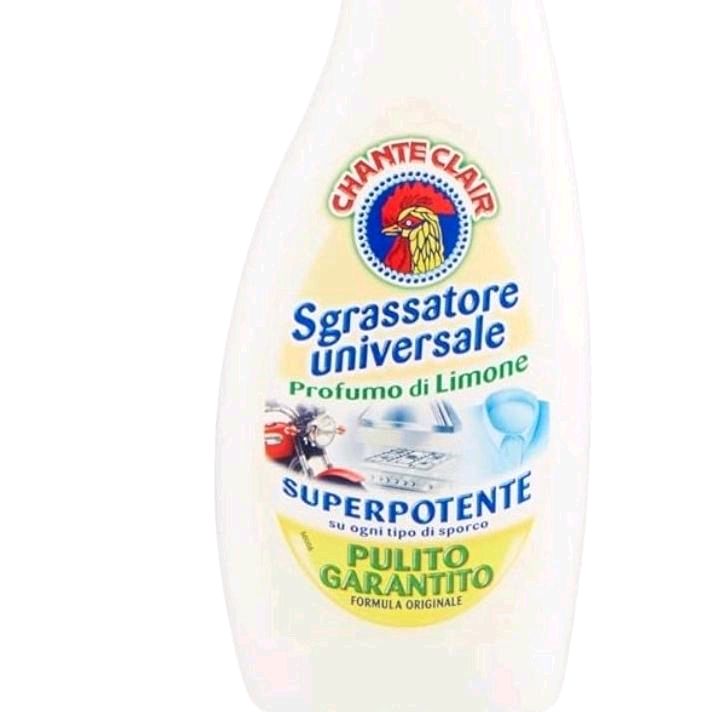 ChanteClair Limone Sgrassatore Universal Extremely Strong Cleaning Fluid Degreaser Cleaner Universal Lemon Degreaser 600 ml Superpotente Punto Garantito Household Spray Scented
