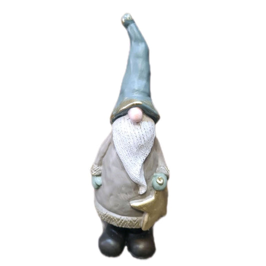 Gonk With Star Statue 23cm - Festive Home Decor Ornaments