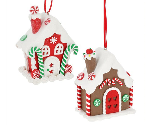 Christmas Cookie Hanging Gingerbread House Ornament