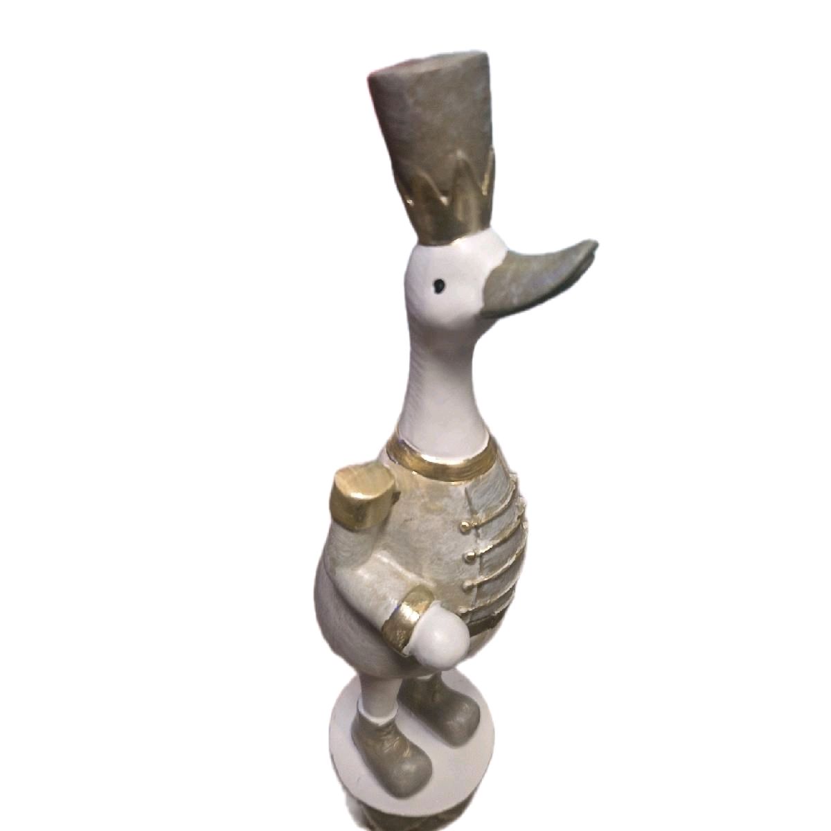 Resin Duck Christmas Decoration - Festive Banners & Ornaments