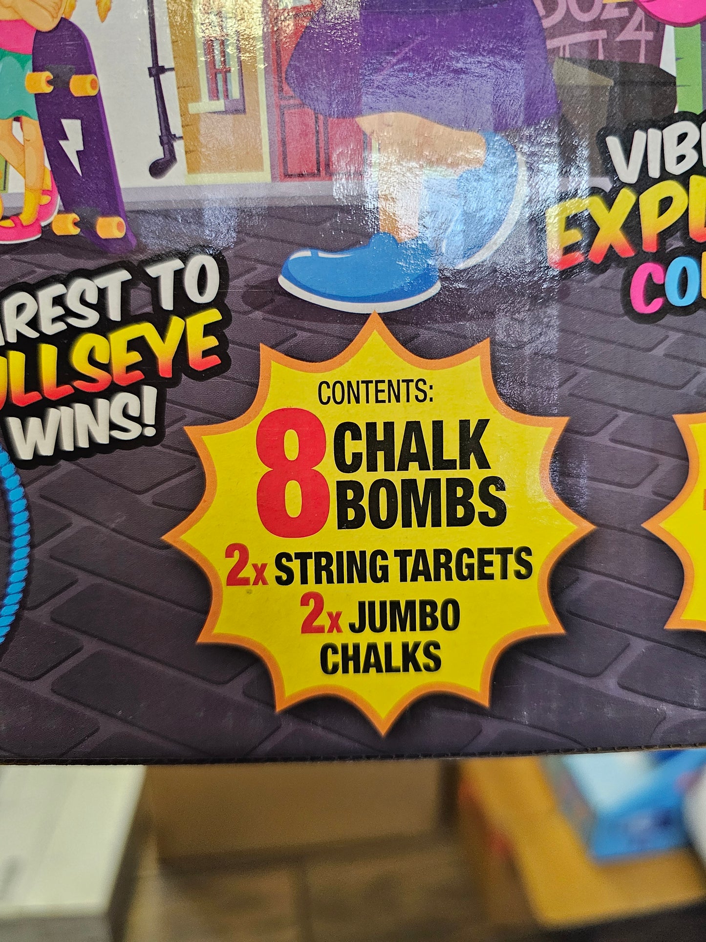Chalk Bomb Target Game