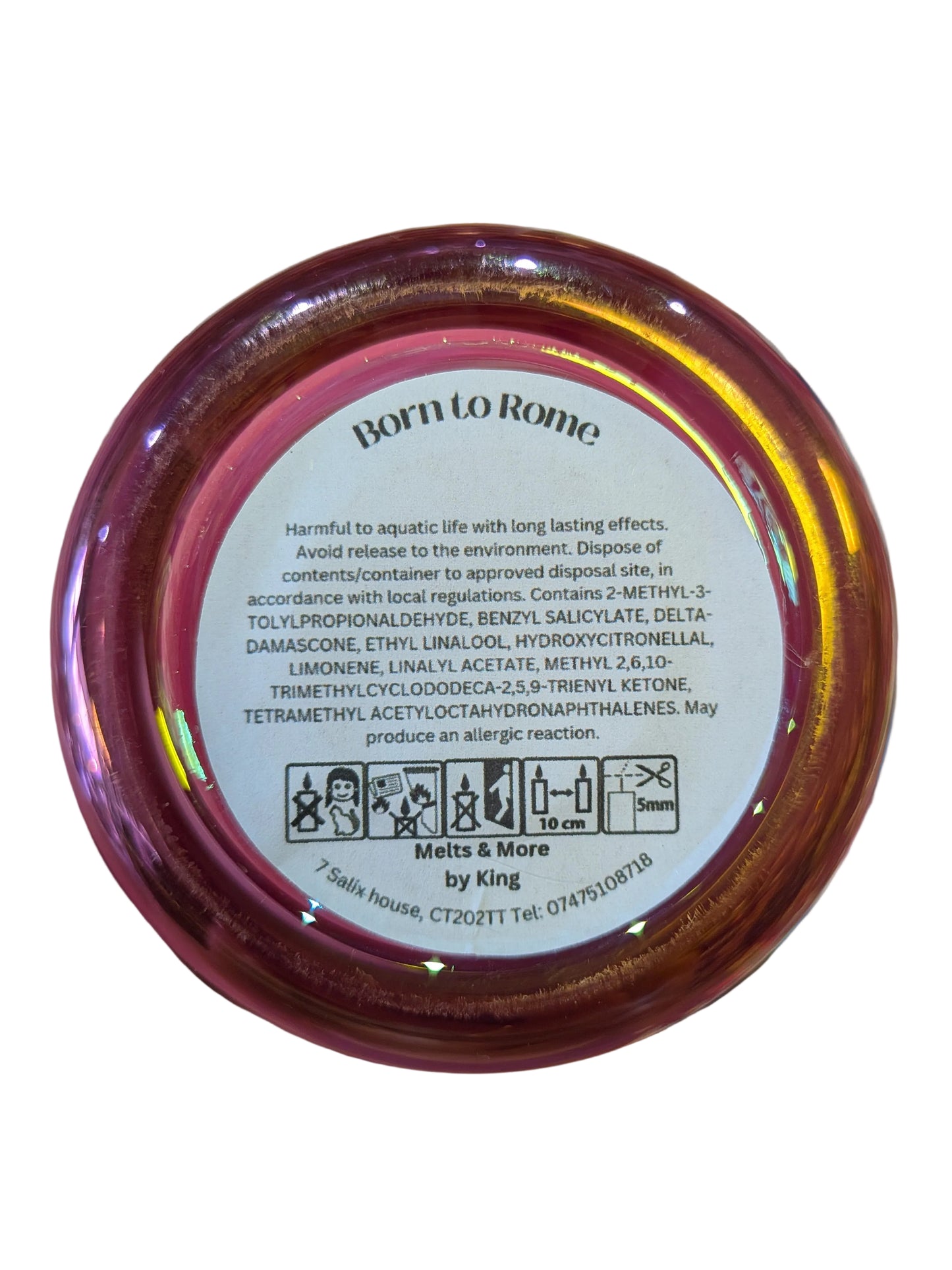 Born To Rome Scented Wooden Wicked Candle