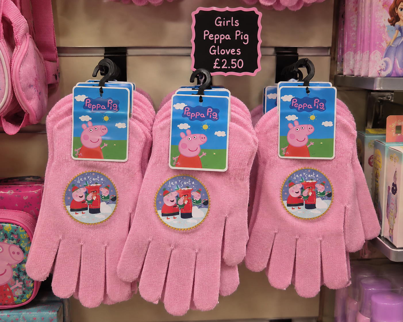 Pepper pig girls gloves